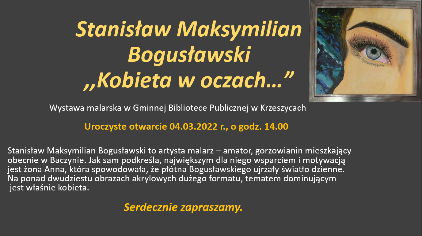 Stanisław Maksymilian   Bogusławski ,,Kobieta w oczach…”